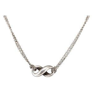 TIFFANY&Co. Infinity Necklace Ag925 Silver Auth